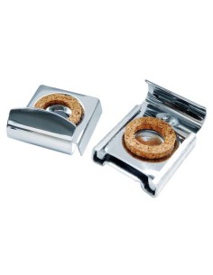 Patte à glace couche en liège Laiton chromé