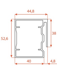 Cale d'épaisseur pour tiroir 4 côtés SALICE 2