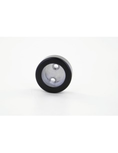 Enjoliveur pour tube de penderie rond Noir mat - DUVAL 2