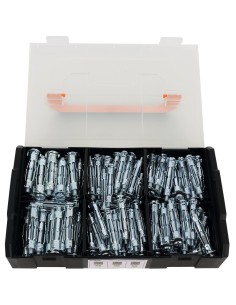 Coffret L-BOXX 125 chevilles métalliques plaques de plâtre TECHPRO 2