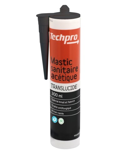 Mastic sanitaire acétique Carton - TECHPRO