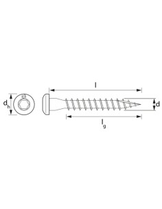 Vis tête fraisée Torx pour connecteurs Revêtement impreg® - SIMPSON 2